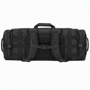 Ruggedized Heavy Duty 1000D <b>Waterproof</b> Cordura Nylon Scope Bag Laser Cut MOLLE System Reinforced Stitching <b>Padded</b> Binocular - Product Image 3