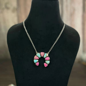 Collar hecho a mano de plata de ley algodón caramelo blanco búfalo Rosa Dalia Naja joyería para mujer accesorio de diseñador elegante - Product Image 1