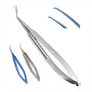 Juego de Instrumentos Oftálmicos de Aleación de Titanio, Pinzas Oftálmicas, Implantes Denticulares para Capsulorrexis Inamura DI-ESIS2020, Acero Inoxidable - Product Image 1