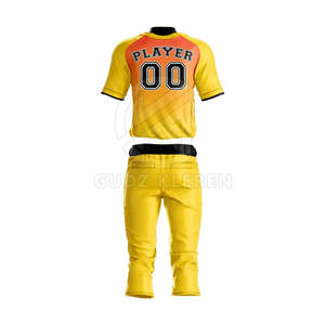 Meilleure conception de haute qualité logo personnalisé impression poids léger 2023 sports d'équipe porter uniforme de baseball en plusieurs couleurs - Product Image 2