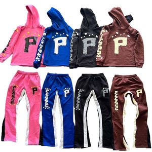 Ensemble de survêtements de haute qualité pour hommes logo personnalisé vêtements de sport ensemble 2 pièces sweat à capuche et pantalon de survêtement pour hommes - Product Image 2