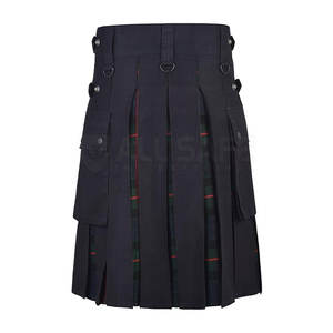 Top Rated Scottish Highland Pride Kilts Mens Clan Tartan Outfit Diseño plisado hecho a mano Hecho a medida para festivales culturales - Product Image 3