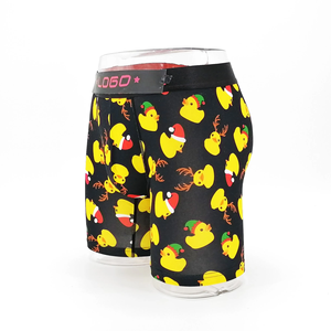 Ropa interior personalizada de alta calidad para hombre, calzoncillos bóxer de cintura media transpirables cómodos de punto de algodón con entrepierna de secado rápido - Product Image 6