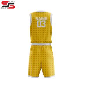 Uniforme de basket-ball de sport de haute qualité avec logo personnalisé d'équipe - Product Image 2