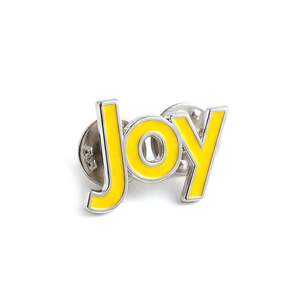 Pin Personalizado al por Mayor con Letras del Alfabeto Inglés Tradicionales, Chapado en Plata, con Impresión en Serigrafía sin Color - Product Image 4