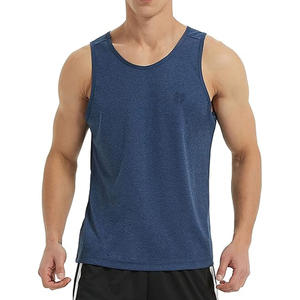 Vêtements de gym Coton Bodybuilding Stringer Débardeur Hommes Fitness Singlets Sports Sleeveless Shirt Solid Muscle - Product Image 1