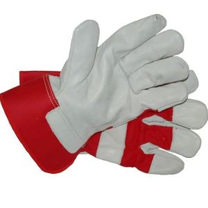 Gants de sécurité anti-impact en cuir de vache fendu avec conception de pouce à aile durable et douce pour les conducteurs de travailleurs de la construction industrielle - Product Image 5