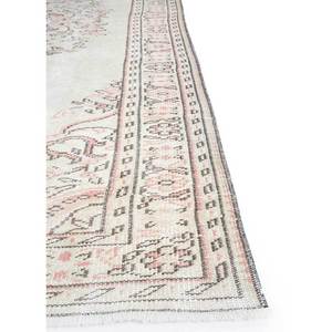 Alfombra de Lana Anudada a Mano, Color Beige Marrón Vintage, para Uso Doméstico, Sala de Estar, Pasillo, Entrada, Dormitorio Juvenil, Diseño de Medallón Rectangular - Product Image 4