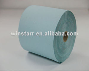 Food Grade 2 Ply Virgin Wood Pulp <b>Blue</b> <b>Paper</b> Towels High Water Absorption Embossed Centrefeed <b>Rolls</b> - Product Image 2