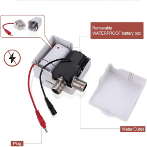 Brass tự động cảm biến <span class=keywords><strong>AC</strong></span>/DC <span class=keywords><strong>ADAPTER</strong></span> vòi nước phòng tắm bồn rửa nóng lạnh rửa tay cảm biến tap - Product Image 5