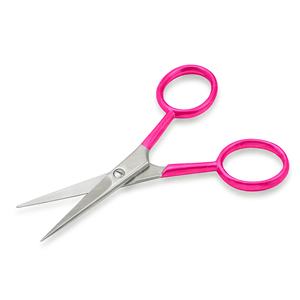 Ciseaux de toilettage professionnels pour les soins personnels Épilation du visage et coupe des sourcils du nez de l'oreille Pointe droite en acier inoxydable - Product Image 6