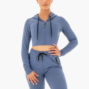 Sweat à capuche personnalisable en coton de haute qualité pour femmes pour Athleisure Gym ou un usage quotidien - Product Image 1