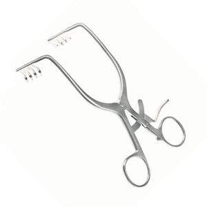 Beckmann Adson Refractor de autoretención X4 Puntas Retractor quirúrgico Romo Retractor Adson de acero inoxidable - Product Image 1