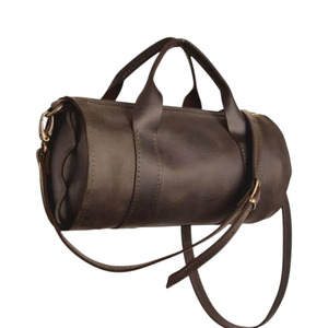 Sac de voyage en cuir huilé marron pour homme, grande capacité, durable, vente en gros, doublure en polyester luxueuse, portable - Product Image 2