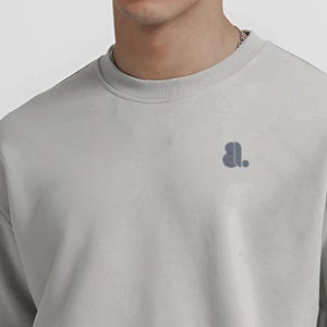 T-shirt pour homme en coton et fibre de bambou de haute qualité, couleur unie, surdimensionné, lourd, vintage, taille plus, respirant, uni - Product Image 1