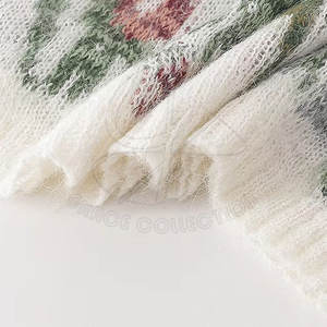 Winter Warm <b>Ladies</b> Double Breasted Front Custom Logo <b>Cardigans</b> Sweaters with <b>Long</b> Sleeves Custom Color Casual Fashion - Product Image 5