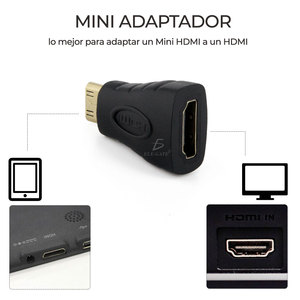 Nuovo Adattatore Mini HDMI Maschio a HDMI Femmina per Collegamento Desktop o Laptop a LED con Protezione OTP - Product Image 5