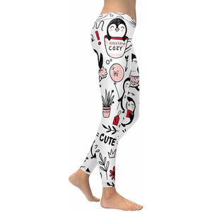 Ropa de yoga Temporada de otoño Sublimación Impresión Mujeres Leggings Venta al por mayor Mujeres de moda Fitness Leggings - Product Image 2