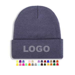Gorros de Moda al por Mayor, Gorros de Punto con Bordado Personalizado, Logotipo Personalizado, Gorro de Invierno, Gorros Gruesos - Product Image 5