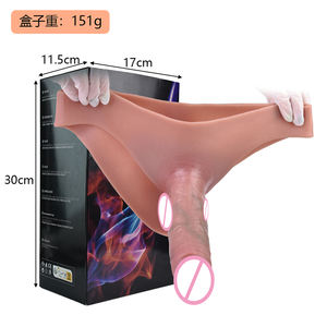 SXXY enorme realista Strap-on Hollow Dildo usable pene manga pantalones para hombres mujeres Gay lesbianas adultos silicona juguetes sexuales Sexshop - Product Image 5