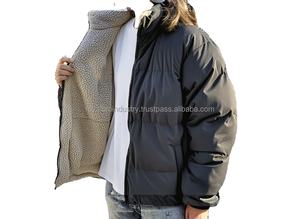 Chaqueta con Capucha y Cremallera Retro de Talla Grande Personalizada al por Mayor, Cómoda, Cálida, Impermeable, Cortavientos, Transpirable, de Doble Cara - Product Image 4