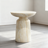 Table de chevet moderne nordique de luxe pour la décoration de la maison, table d'appoint simple et légère pour le salon