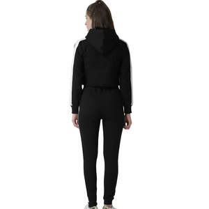 Cómoda chaqueta con capucha de calidad superior para mujer, chándal personalizado, conjunto de dos piezas a la moda, chándal para correr, talla XL impresa - Product Image 2