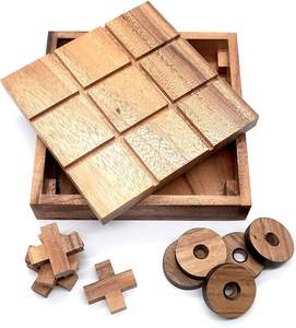 Tùy Chỉnh <span class=keywords><strong>In</strong></span> Tic Tac Toe Hội Đồng Quản Trị Trò Chơi Bằng Gỗ Cho Trẻ Em Gia Đình Tic Tac Toe Bàn Cà Phê Phòng Khách Trang Trí Nội Thất Cho Trong Nhà Chơi - Product Image 3