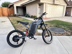 Bici elettrica della sporcizia per adulti moto elettrica Mountain Bike 6000W (picco) motore 7 velocità 1800wh batteria, 50mph fuori strada elettrica - Product Image 6