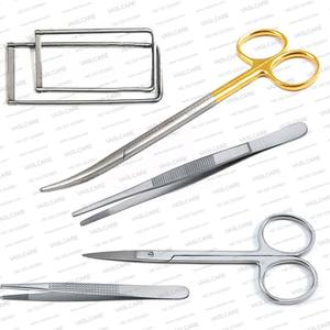 Juego Completo de Instrumentos Quirúrgicos de Cirugía General, Acero Inoxidable Alemán, Herramientas Quirúrgicas Manuales, Kit de Sutura, Instrumento Médico - Product Image 3