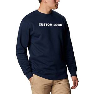 Personalizado impreso hombres 100% algodón básico ropa Casual moda manga larga pulóver transpirable hombre Streetwear sudaderas - Product Image 4