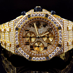 Brand New High Quality High Quality DEF Moissanite Diamond <b>Watch</b> Colorless Diamond Hip Hop Style Diamond <b>Watch</b> - Product Image 6