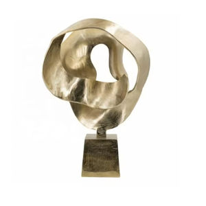 Metal Decorative Handcrafted Sculpture for Home Table Decoration for Centerpiece Table <b>Top</b> Sculpture Aluminum Modern Abstract - Product Image 2