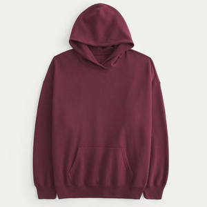 OEM Logo personnalisé Fabricant de haute qualité Sans ficelle Broderie de coton épais brodé Sweats à capuche surdimensionnés pour femmes - Product Image 3