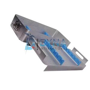 Plateau chirurgical de qualité supérieure Dynaintl DY-41776 certifié CE, 540*250*100 mm, boîte de stérilisation en aluminium et acier inoxydable pour instruments - Product Image 5