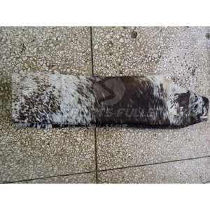 Pantalones de cuero de pelo de becerro real para hombre, pantalones de piel de vaca con aspecto de moda de boutique, patrón recto, cintura media, textura suave - Product Image 2