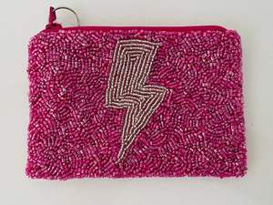 High Quality Cowboy Beaded Pouch Love Colour Handcrafted Western <b>Mini</b> Coin Purse Zipper Closure <b>Canvas</b> Fashion Accessory - Product Image 2