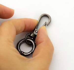 Wholesale <b>Metal</b> Lobster Clasps Buckles Spring <b>Ring</b> Swivel Trigger Snap Hook for Bags, Purses, <b>Key</b> Chains & Hardware Accessories - Product Image 3