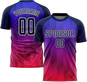 Uniforme de Fútbol de Último Diseño 100% Poliéster, Nuevo Estilo para Adultos, Logotipo Personalizado Profesional, Secado Rápido, Transpirable, Alta Calidad - Product Image 2