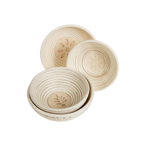 Cesta de Fermentación de Pan Hecha a Mano, Ecológica, de Ratán Natural, Reutilizable, No Tóxica, con Forro Extraíble, Herramienta de Repostería al por Mayor - Product Image 6