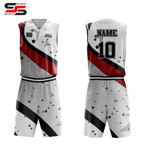 Uniforme de Baloncesto Reversible Transpirable Personalizado de Alta Calidad al por Mayor, Ropa de Entrenamiento para Adultos - Product Image 1