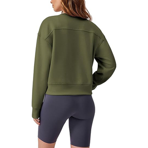 Sudadera de Mujer de Felpa Suave y Acogedora, Corte Holgado, Informal, para Invierno, Cálida, de Manga Larga, Estilo Oversize - Product Image 3