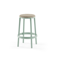 Tabouret de bar en plastique durable de 65 cm, design minimaliste moderne, pour meubles de bar à domicile