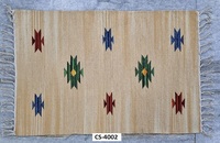 Meilleurs tapis kilim faits main en coton tissé 100% uni, pour la maison, l'hôtel, les voyages, design moderne, réversible, lavable en machine