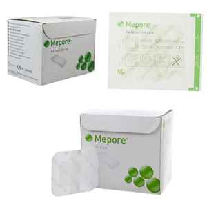 Mepore Vendajes Adhesivos para Heridas 6 7cm Paquete 60 7 8cm Paquete 55 y 9 10cm Paquete 50 Almohadillas Médicas Quirúrgicas Estériles - Product Image 1