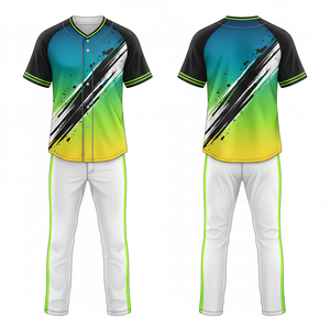 Uniforme de Béisbol al por Mayor, Diseño Moderno de Equipo, Ropa Deportiva Transpirable y Ligera de Poliéster - Product Image 2