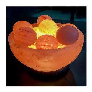 Lampe de sel de l'Himalaya pour veilleuse dans les chambres à coucher, forme de boule, sculptée à la main, couleur rose naturelle, lampe de sel de roche de l'Himalaya 2026 - Product Image 5