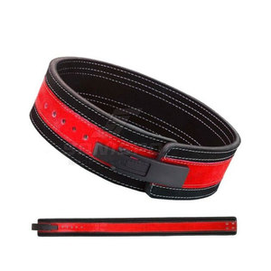 Cinturón de levantamiento de pesas unisex ecológico ligero antideslizante de alta calidad de piel de vaca personalizado al por mayor para soporte de fitness de gimnasio - Product Image 3