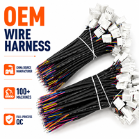 Kabel Harness Konektor PH2.0mm, Perakitan Kabel Kustom 2-12Pin Dengan Ujung Kawat Berlapis Timah untuk Koneksi PCB OEM