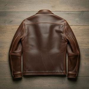Custom <b>Leather</b> <b>Jackets</b> Men's Fashion Windbreak <b>Leather</b> <b>Jackets</b> High Quality Sheep <b>Leather</b> <b>Jacket</b> Street Wear - Product Image 6